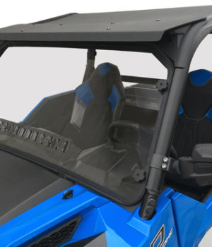 Spike Powersports - POLARIS GENERAL FULL HARD COATED WINDSHIELD WITH SLIDING VENT