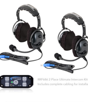 Rugged Radio - RRP686 2 Place Intercom System with OTH Ultimate Comfort Headsets