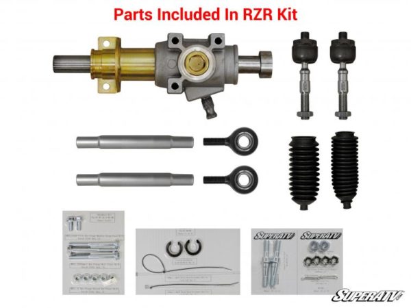 SuperATV - Polaris RZR 800 Heavy Duty Rack And Pinion