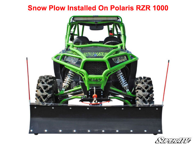 Super ATV Polaris RZR XP 900 Plow Pro Snow Plow Mount