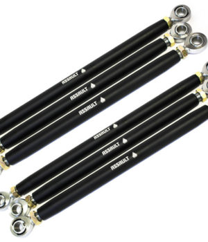 Assault Industries - Arctic Cat WILDCAT HD RADIUS RODS (RT/LF ADJUSTABLE)