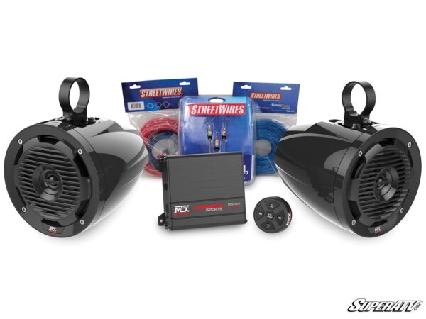 SuperATV Bluetooth Controlled Two-Speaker MTX Sound System