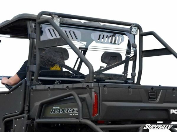 SuperATV Polaris Ranger Fullsize 500/570/800/900D Vented Rear Windshield