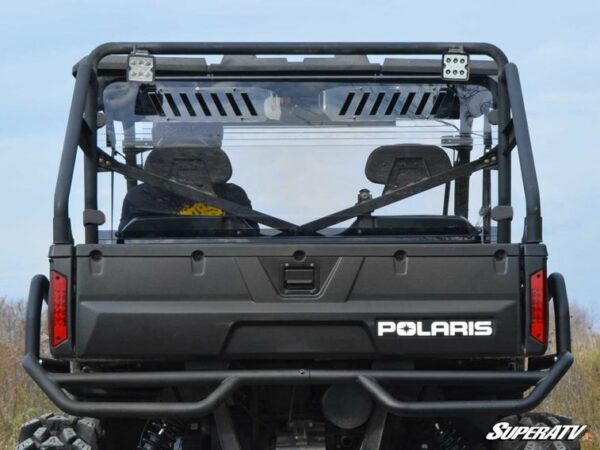 SuperATV Polaris Ranger Fullsize 500/570/800/900D Vented Rear Windshield - Image 3