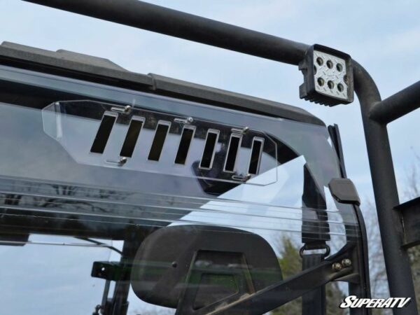 SuperATV Polaris Ranger Fullsize 500/570/800/900D Vented Rear Windshield - Image 5