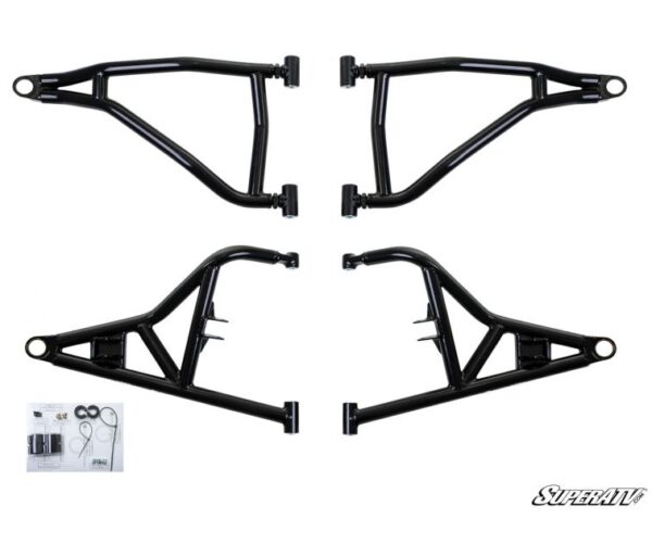 SuperATV - Polaris RZR XP 1000 & XP Turbo High Clearance 1.5" Forward Offset A-Arms - Image 7